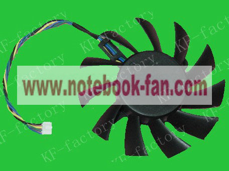75mm NVIDIA GTX 550 Ti GTX 560 Video Fan 4Pin DASA0815R2U 0.6A 75mm NVIDIA GTX 550 Ti GTX 560 Video Fan 4Pin DASA0815R2U 0.6A